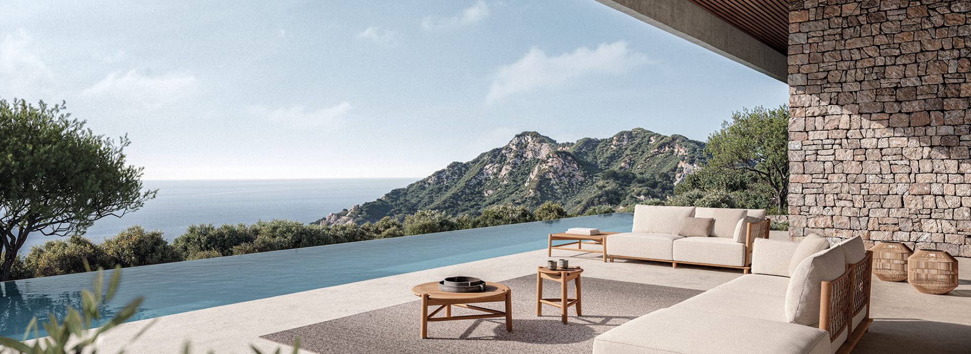 Gloster Salina Lounge Chair | Teak Outdoor Lounge Seating